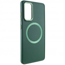 Чехол Bonbon Metal Style with MagSafe для Samsung Galaxy A52 4G / A52 5G / A52s - Зеленый / Pine green