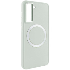 TPU чохол Bonbon Metal Style with MagSafe для Samsung Galaxy S21 FE - Білий / White