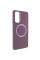 Чехол Bonbon Metal Style with MagSafe для Samsung Galaxy S21 FE - Бордовый / Plum - фото