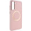 TPU чохол Bonbon Metal Style with MagSafe для Samsung Galaxy S21 FE - Рожевий / Light Pink