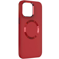 Чехол Bonbon Metal Style with MagSafe для Apple iPhone 13 (6.1) - Красный / Red