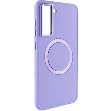 TPU чохол Bonbon Metal Style with MagSafe для Samsung Galaxy S22+ - Бузковий / Dasheen