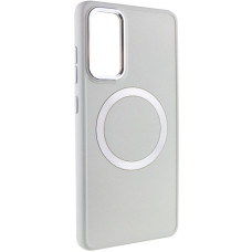 TPU чохол Bonbon Metal Style with MagSafe для Samsung Galaxy S22 - Білий / White