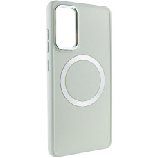 TPU чохол Bonbon Metal Style with MagSafe для Samsung Galaxy S23 - Білий / White