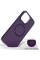 TPU чохол Bonbon Metal Style with MagSafe для Apple iPhone 15 (6.1) - Фіолетовий / Dark Purple - фото