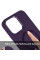 TPU чохол Bonbon Metal Style with MagSafe для Apple iPhone 15 (6.1) - Фіолетовий / Dark Purple - фото