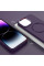 TPU чохол Bonbon Metal Style with MagSafe для Apple iPhone 15 (6.1) - Фіолетовий / Dark Purple - фото