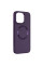 TPU чохол Bonbon Metal Style with MagSafe для Apple iPhone 15 (6.1) - Фіолетовий / Dark Purple - фото