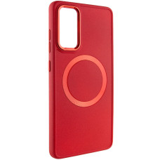 TPU чохол Bonbon Metal Style with MagSafe для Samsung Galaxy S24 - Червоний / Red