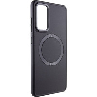 TPU чохол Bonbon Metal Style with MagSafe для Samsung Galaxy S24 - Чорний / Black