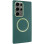 Чехол Bonbon Metal Style with MagSafe для Samsung Galaxy S24 Ultra - Зеленый / Army Green