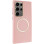 Чехол Bonbon Metal Style with MagSafe для Samsung Galaxy S24 Ultra - Розовый / Light Pink