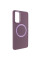 TPU чохол Bonbon Metal Style with MagSafe для Samsung Galaxy A35 - Бордовий / Plum - фото