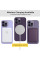 Чехол Bonbon Metal Style with MagSafe для Apple iPhone 16 (6.1) - Фиолетовый / Dark Purple - фото