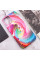 Шкіряний чохол Colour Splash with MagSafe для Apple iPhone 12 Pro / 12 (6.1) - Pink / Blue - фото