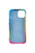 Шкіряний чохол Colour Splash with MagSafe для Apple iPhone 12 Pro / 12 (6.1) - Red / Blue - фото