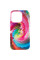 Шкіряний чохол Colour Splash with MagSafe для Apple iPhone 13 Pro Max (6.7) - Pink / Blue - фото