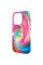 Шкіряний чохол Colour Splash with MagSafe для Apple iPhone 13 Pro Max (6.7) - Pink / Blue - фото