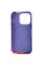 Шкіряний чохол Colour Splash with MagSafe для Apple iPhone 13 Pro Max (6.7) - Purple / Pink - фото