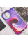 Шкіряний чохол Colour Splash with MagSafe для Apple iPhone 13 Pro Max (6.7) - Purple / Pink - фото