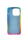 Шкіряний чохол Colour Splash with MagSafe для Apple iPhone 13 Pro Max (6.7) - Red / Blue - фото