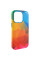 Шкіряний чохол Colour Splash with MagSafe для Apple iPhone 13 Pro Max (6.7) - Red / Blue - фото