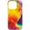 Кожаный чехол Colour Splash with MagSafe для Apple iPhone 13 Pro Max (6.7) - Yellow / Red