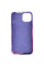 Шкіряний чохол Colour Splash with MagSafe для Apple iPhone 13 (6.1) - Purple / Pink - фото