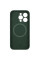 Чехол Silicone Nillkin LensWing Magnetic для Apple iPhone 15 Pro Max (6.7) - Зеленый / Green - фото