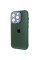 Чехол TPU+Glass Sapphire Midnight для Apple iPhone 12 Pro (6.1) - Зеленый / Forest green