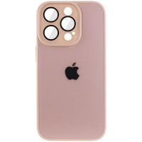 Чехол TPU+Glass Sapphire Midnight для Apple iPhone 12 Pro (6.1) - Розовый / Pink Sand