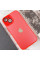 Чехол TPU+Glass Sapphire Midnight для Apple iPhone 14 (6.1) - Красный / Red