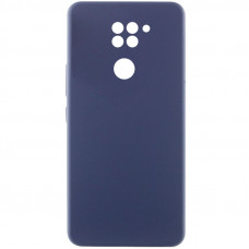 Чохол Silicone Cover Lakshmi Full Camera (AAA) для Xiaomi Redmi Note 9 / Redmi 10X - Темно-синій / Midnight blue