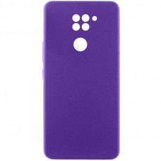 Чохол Silicone Cover Lakshmi Full Camera (AAA) для Xiaomi Redmi Note 9 / Redmi 10X - Фіолетовий / Amethyst