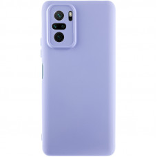 Чохол Silicone Cover Lakshmi Full Camera (AAA) для Xiaomi Redmi Note 10 / Note 10s / Poco M5s - Бузковий / Dasheen