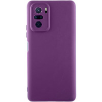 Чехол Silicone Cover Lakshmi Full Camera (AAA) для Xiaomi Redmi Note 10 / Note 10s / Poco M5s - Сливовый / Purple