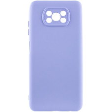 Чохол Silicone Cover Lakshmi Full Camera (AAA) для Xiaomi Poco X3 NFC / Poco X3 Pro - Бузковий / Dasheen