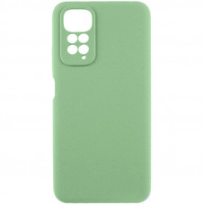 Чохол Silicone Cover Lakshmi Full Camera (AAA) для Xiaomi Redmi Note 11 (Global) / Note 11S - М'ятний / Mint