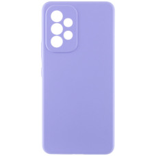 Чохол Silicone Cover Lakshmi Full Camera (AAA) для Samsung Galaxy A53 5G - Бузковий / Dasheen