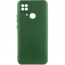 Чохол Silicone Cover Lakshmi Full Camera (AAA) для Xiaomi Redmi 10C - Зелений / Cyprus Green