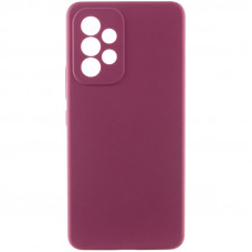 Чехол Silicone Cover Lakshmi Full Camera (AAA) для Samsung Galaxy A33 5G - Бордовый / Plum