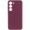 Чохол Silicone Cover Lakshmi Full Camera (AAA) для Samsung Galaxy S23 - Бордовий / Plum