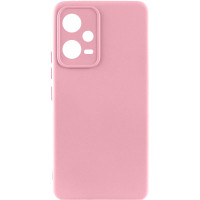 Чохол Silicone Cover Lakshmi Full Camera (AAA) для Xiaomi Poco X5 5G / Redmi Note 12 5G - Рожевий / Light pink