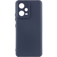 Чехол Silicone Cover Lakshmi Full Camera (AAA) для Xiaomi Poco X5 5G / Redmi Note 12 5G - Темно-синий / Midnight blue