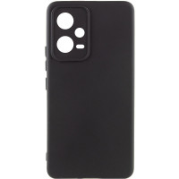 Чохол Silicone Cover Lakshmi Full Camera (AAA) для Xiaomi Poco X5 5G / Redmi Note 12 5G - Чорний / Black
