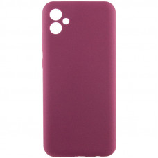 Чехол Silicone Cover Lakshmi Full Camera (AAA) для Samsung Galaxy A04e - Бордовый / Plum