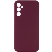 Чохол Silicone Cover Lakshmi Full Camera (AAA) для Samsung Galaxy A34 5G - Бордовий / Plum