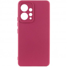 Чохол Silicone Cover Lakshmi Full Camera (AAA) для Xiaomi Redmi Note 12 4G - Бордовий / Plum