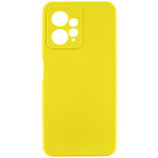 Чохол Silicone Cover Lakshmi Full Camera (AAA) для Xiaomi Redmi Note 12 4G - Жовтий / Yellow