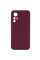 Чехол Silicone Cover Lakshmi Full Camera (AAA) для Xiaomi Redmi Note 12S - Бордовый / Plum